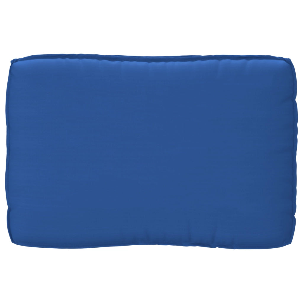 Cuscino per Pallet per Seduta Blu Reale 120x80x12 cm Tessuto Oxford