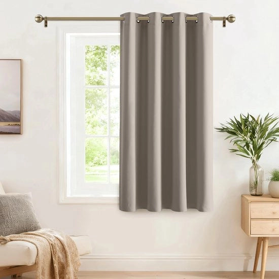 Gordino a Tinta Termica - Cortina di Cortina - Cortina per Occhi - 132 cm di Larghezza - 158 cm di Altezza - Blocca 50-95% della Luce