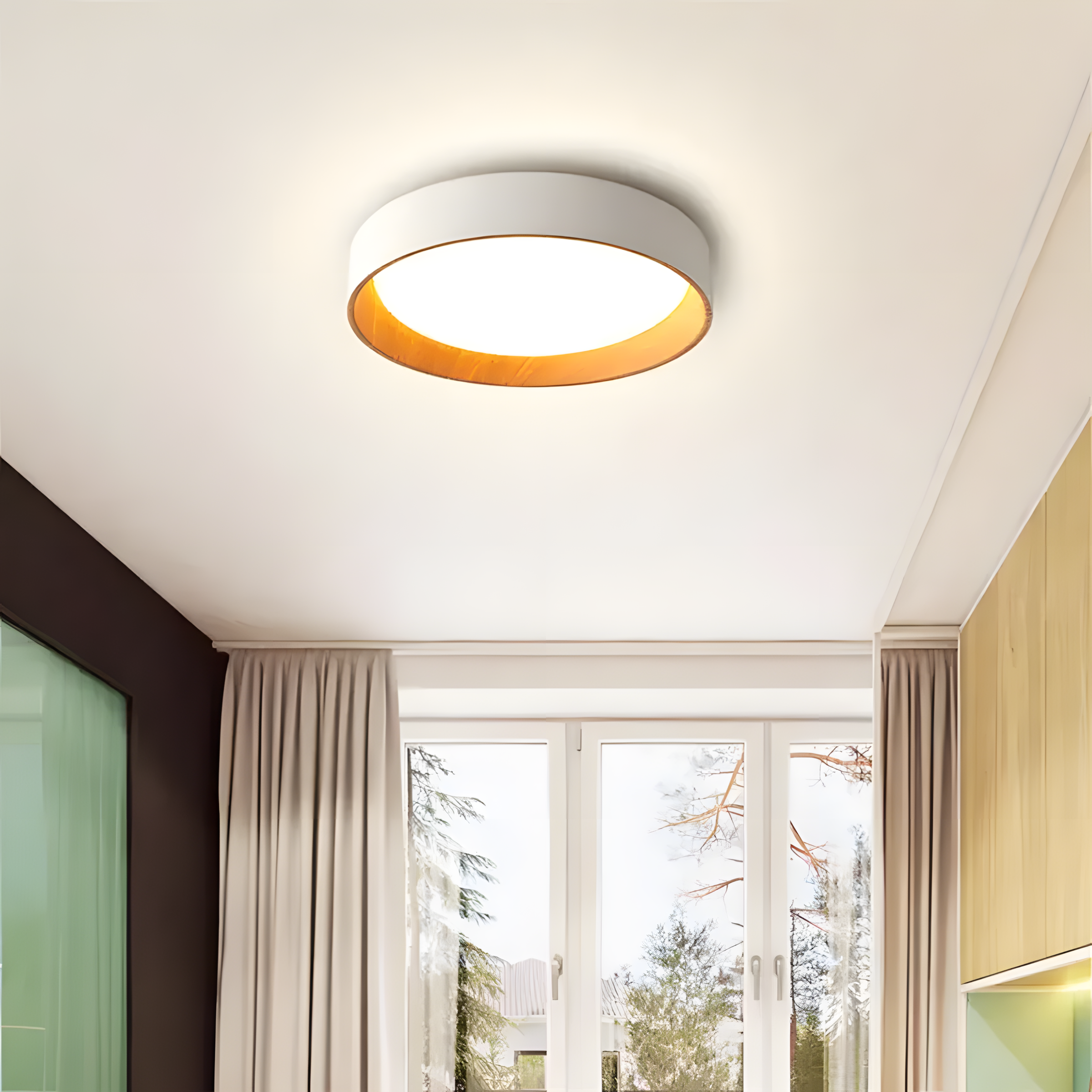 Lampada Da Soffitto G115-c 40cm Wood