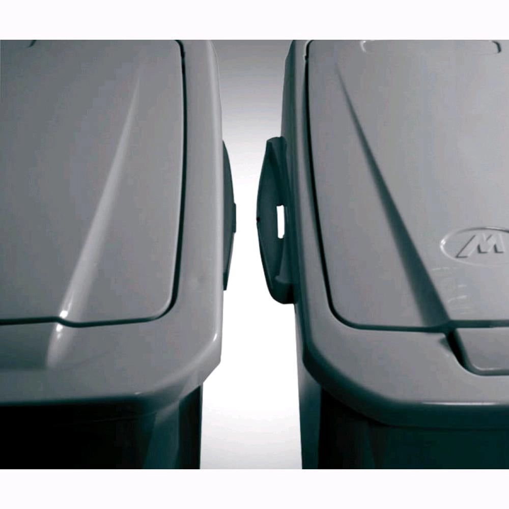 PATTUMIERA per RACCOLTA DIFFERENZIATA Colore ANTRACITE 45 Litri ECOBIN 37x36x51 cm