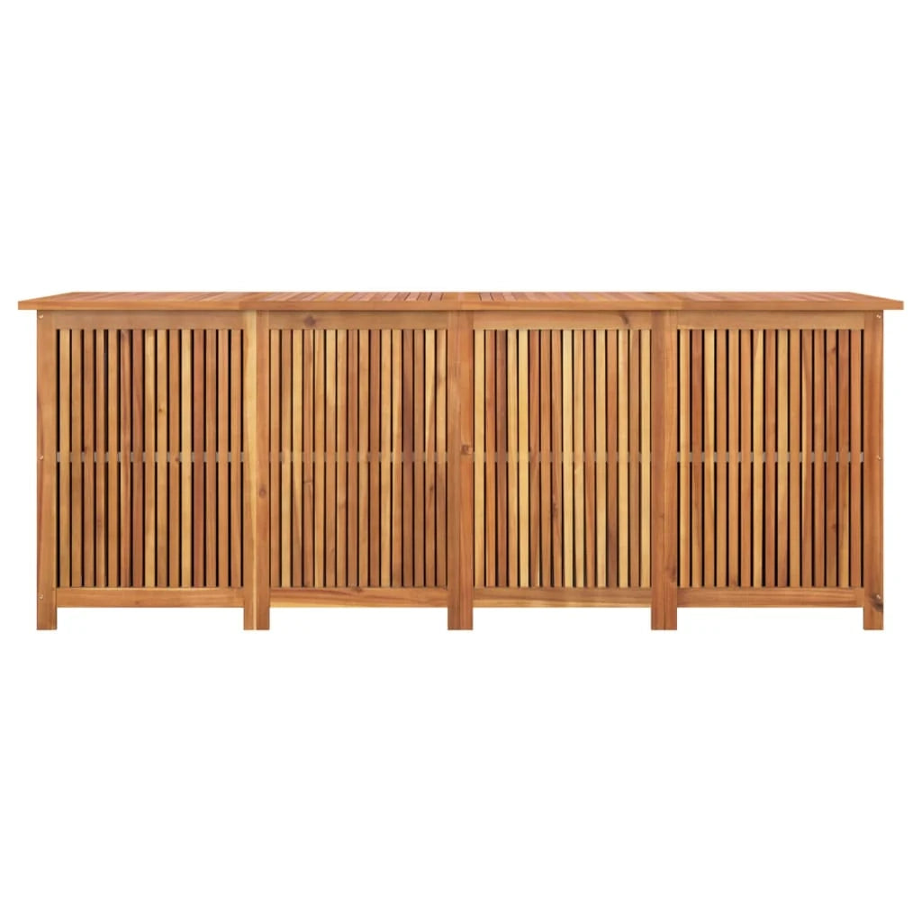 Cassapanca da giardino/box 200 x 80 x 75 cm legno massello di acacia 02_0013020