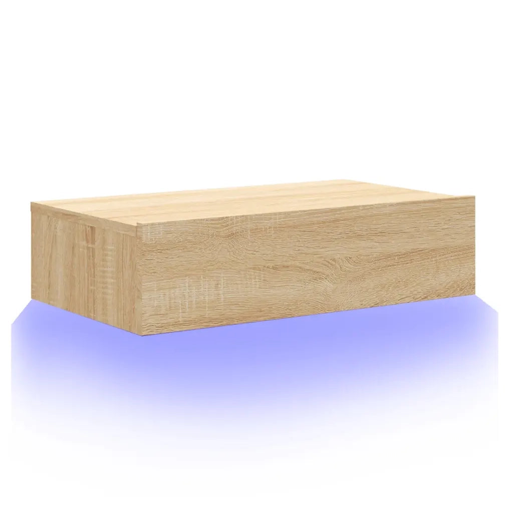 Mobile Porta TV con Luci LED-Mobile per TV-Credenza TV Rovere Sonoma 60x35x15,5 cm