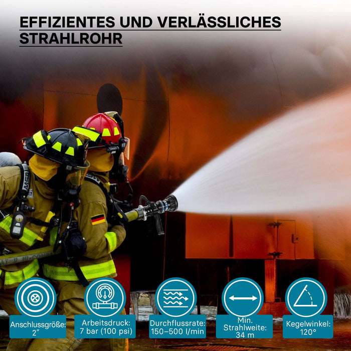 Lancia antincendio per vigili del fuoco tubo di tipo C 150/200/350/500 l/min