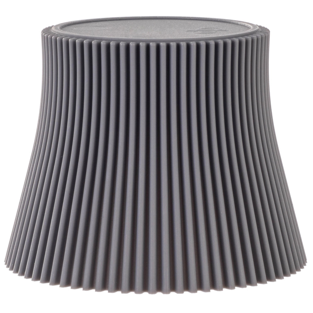 Vaso da fiori KADAX 15 cm, copertura per piante, vaso da fiori in plastica grigia