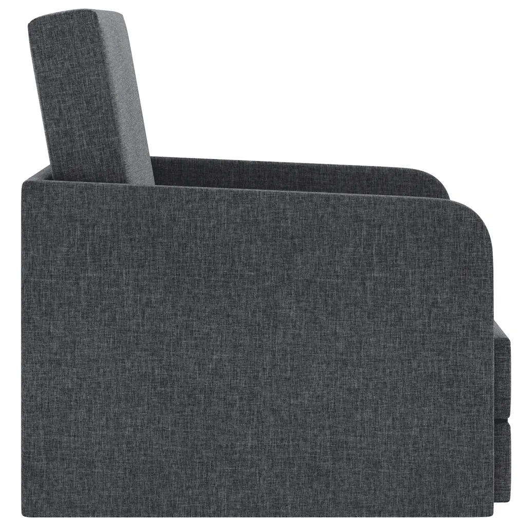 Poltrona Letto Convertibile Grigio Scuro in Tessuto cod mxl 12806