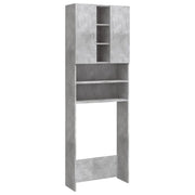 Mobile per Lavatrice Grigio Cemento 64x25,5x190 cm CFW4434280