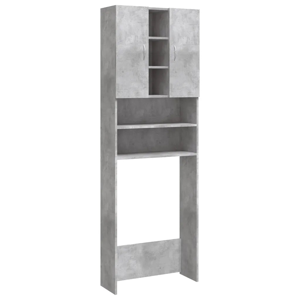 Mobile per Lavatrice Grigio Cemento 64x25,5x190 cm CFW4434280