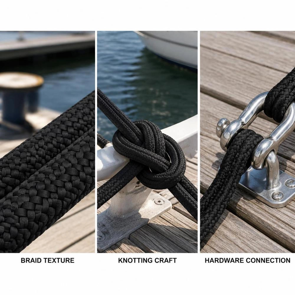 Black Work Rope, 6 Mm, 50 M, Polyester
