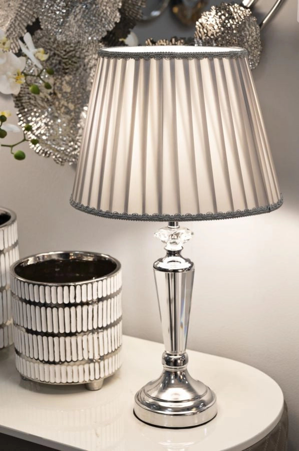 LAMPADA DA TAVOLO SILVERY CM Ø 30X56