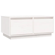 Tavolino da salotto | Tavolino da caff¨¨ | Tavolino da Soggiorno Bianco 80x50x35 cm Legno Massello di Pino