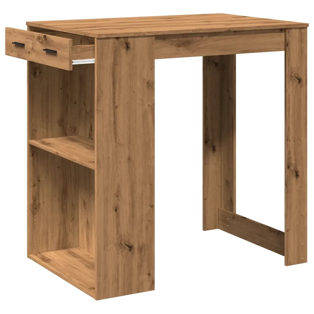 Tavolo Bar Rovere Artigianale 102x70x103,5 cm in Truciolato 3309329