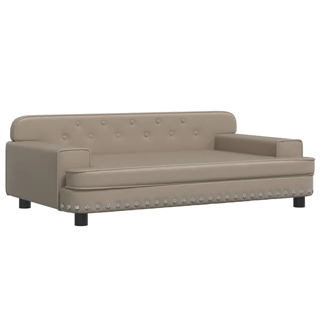 Lettino per Cani Cappuccino 90x53x30 cm in Similpellecod mxl 95231