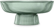 Tazza per Frutta - Servizio per Snack - Frutta e Snacks - Stile su Piede - 26 cm di Diametro - Verde