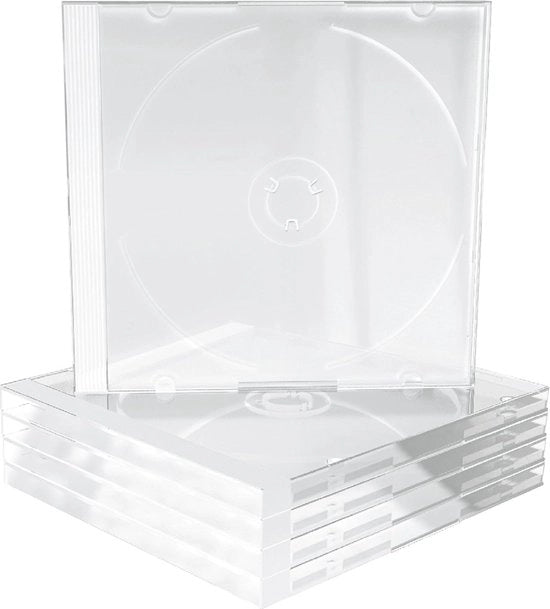 Hoes per disco 1 disco lato trasparente 104 mm con scatola