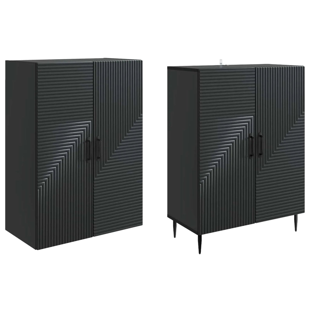 Set di armadi 2 pcs 66 x 34,5 x 89,5 cm Legno ingegnerizzato