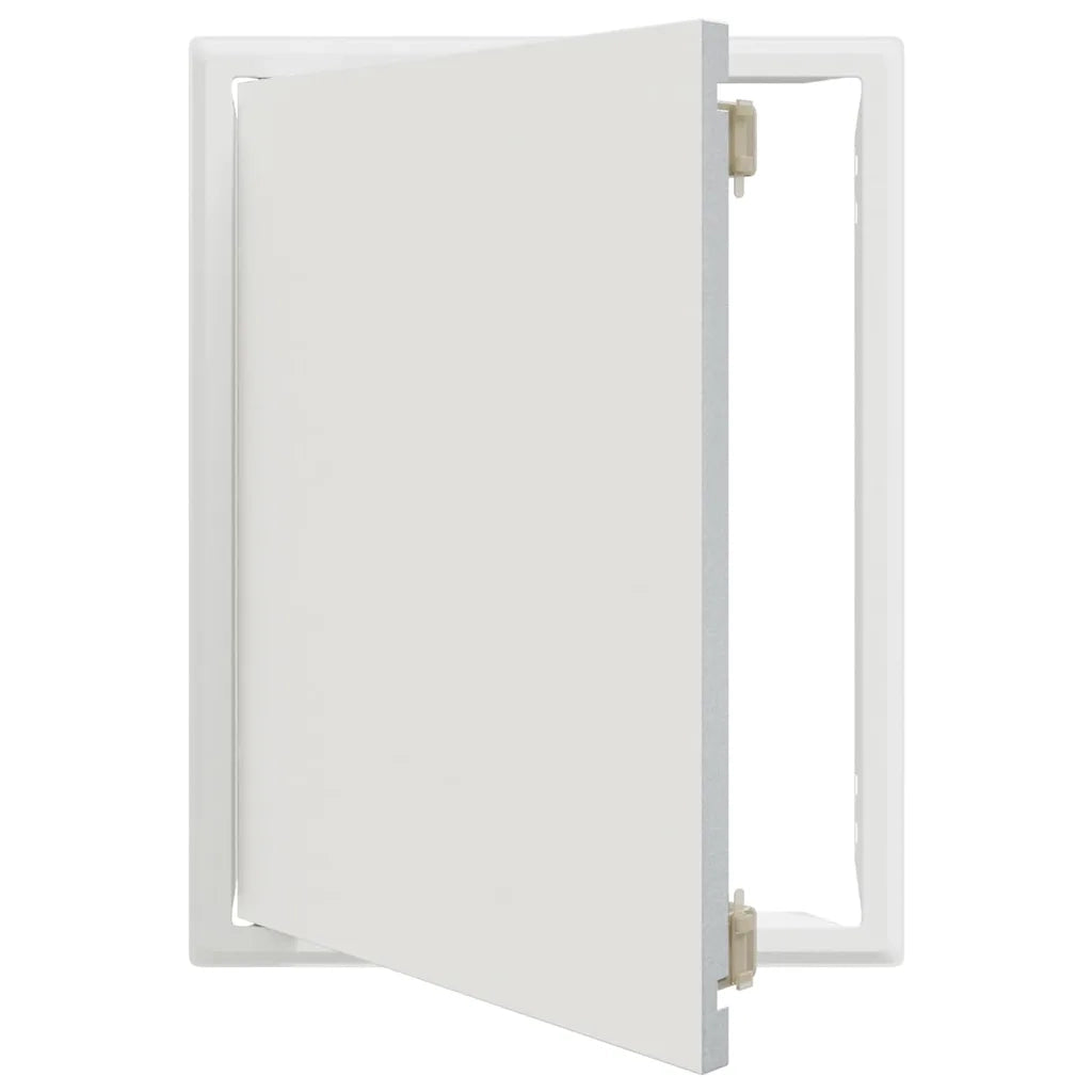 vidaXL Pannello di Accesso Bianco 30 x 40 cm Acciaio