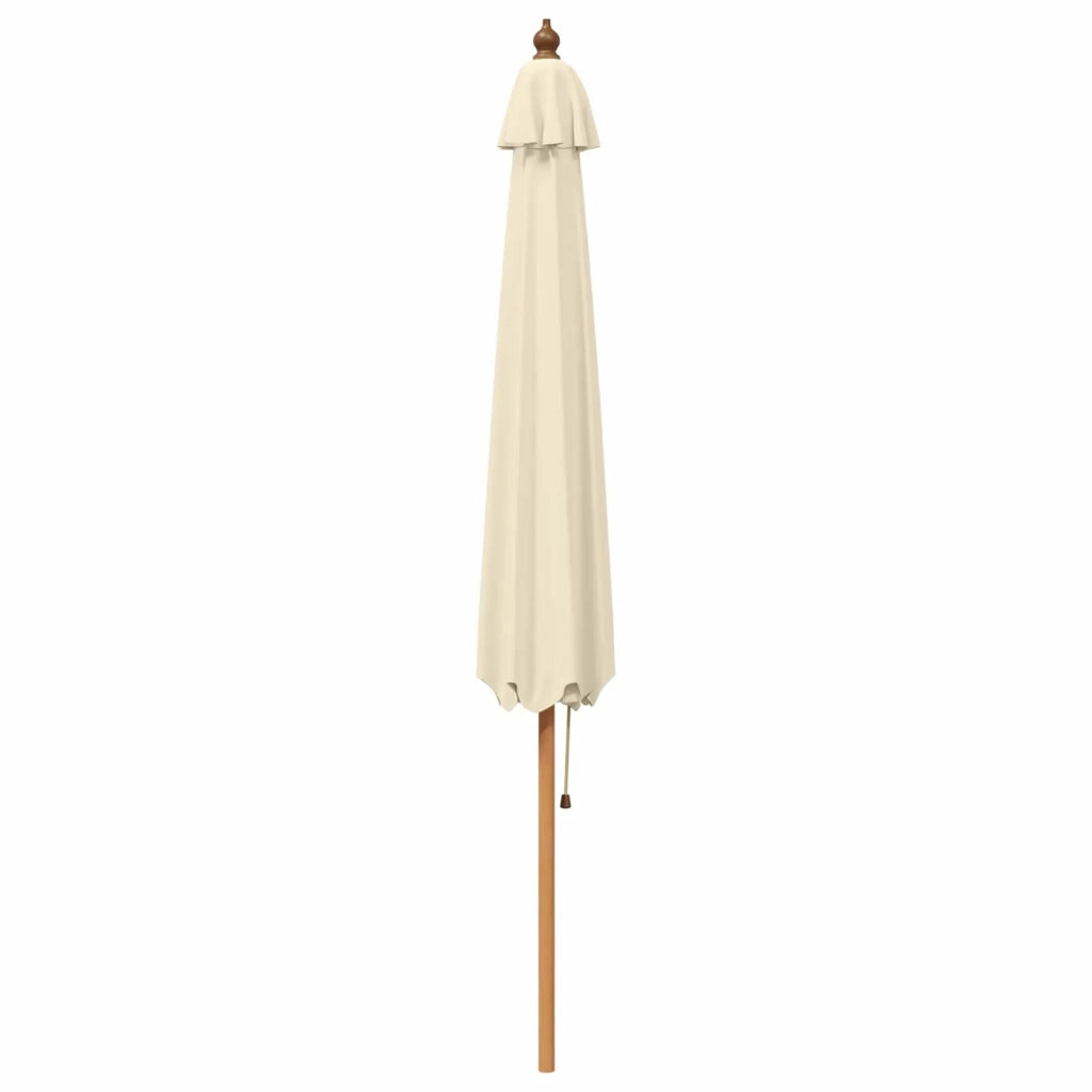 Ombrello da giardino Ø 300 x 248 cm Legno di Eucalipto Massello 42041406