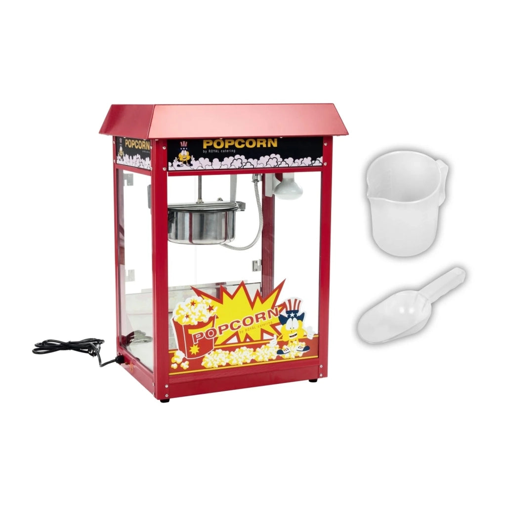 Macchina professionale per popcorn rossa 1600 watt 3614067