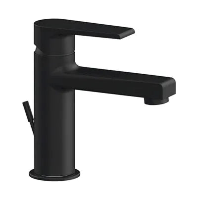 Set miscelatori lavabo e bidet nero opaco Mariani Artic scarico incluso
