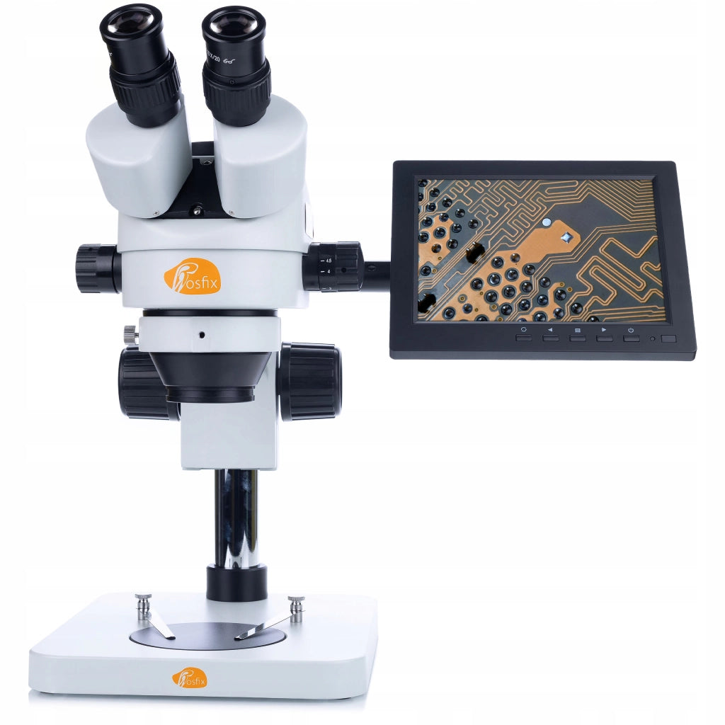 Mikroscopio Stereoscopico Trinoculare Mercury Pro MSMP-T-PS1 – Display 8" | Zoom 7x-45x