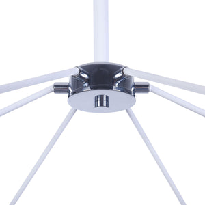 Lampadario Modern in Metallo Abigail Bianco