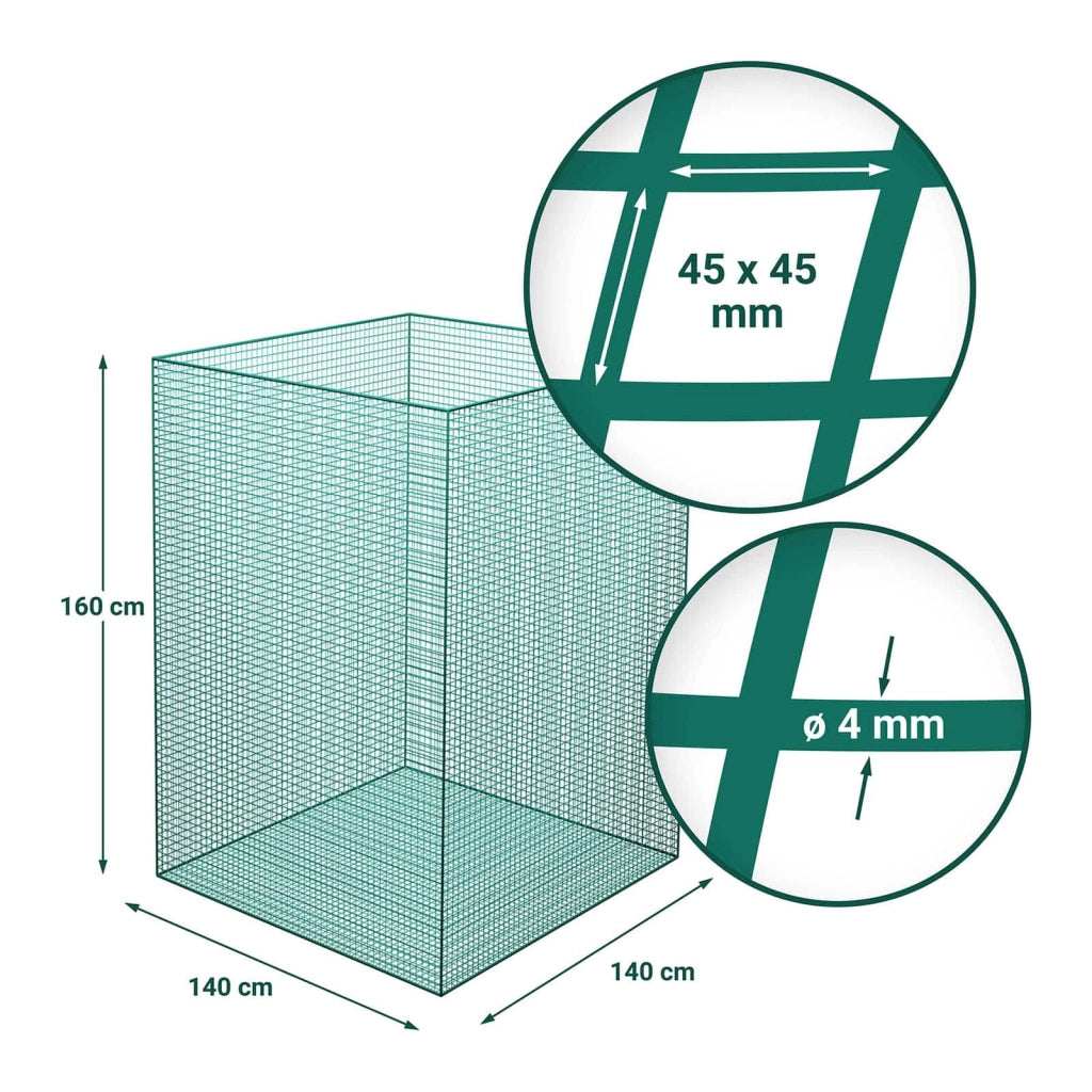 Rete da fieno per balle rotonde - 14 x 14 x 16 m - maglia fine 14_0005658