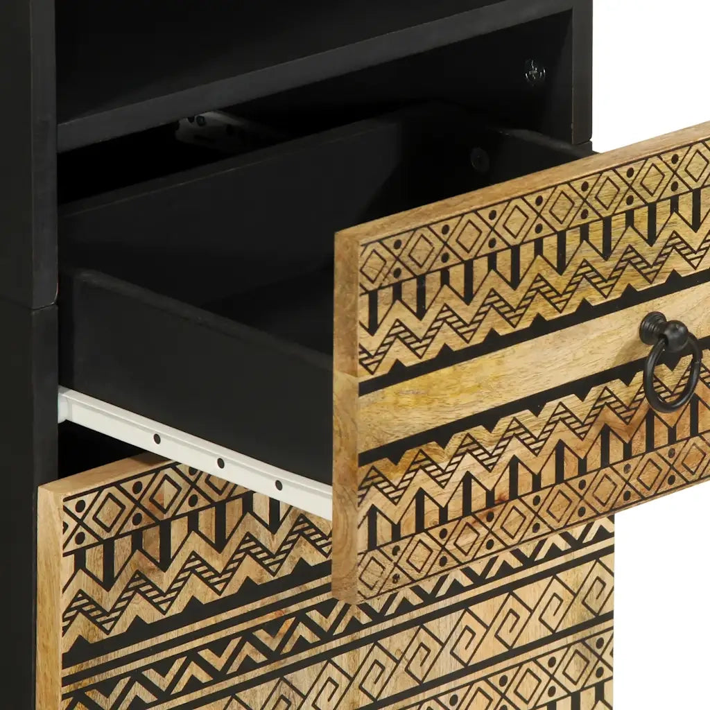 Mobile da Bagno | Armadio da bagno 38x33,5x160 cm in Legno Massello di Mango