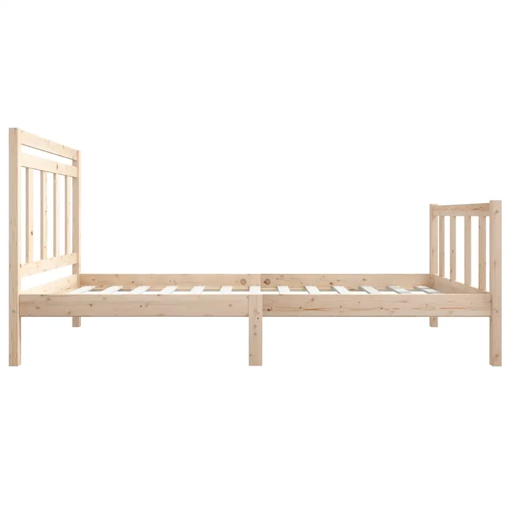 Giroletto-Struttura Letto in Legno Massello 100x200 cm 756339