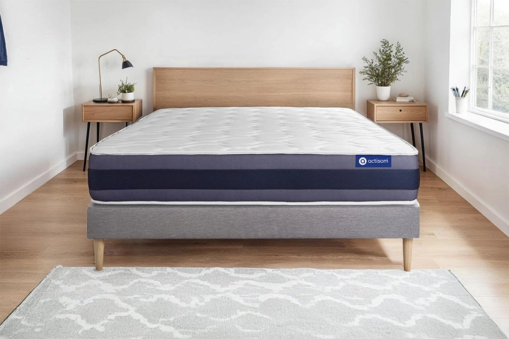 Kit rete e materasso Actilatex morpho 120x200cm - Spessore : 24cm - Lattice e memory foam - Bilanciato -