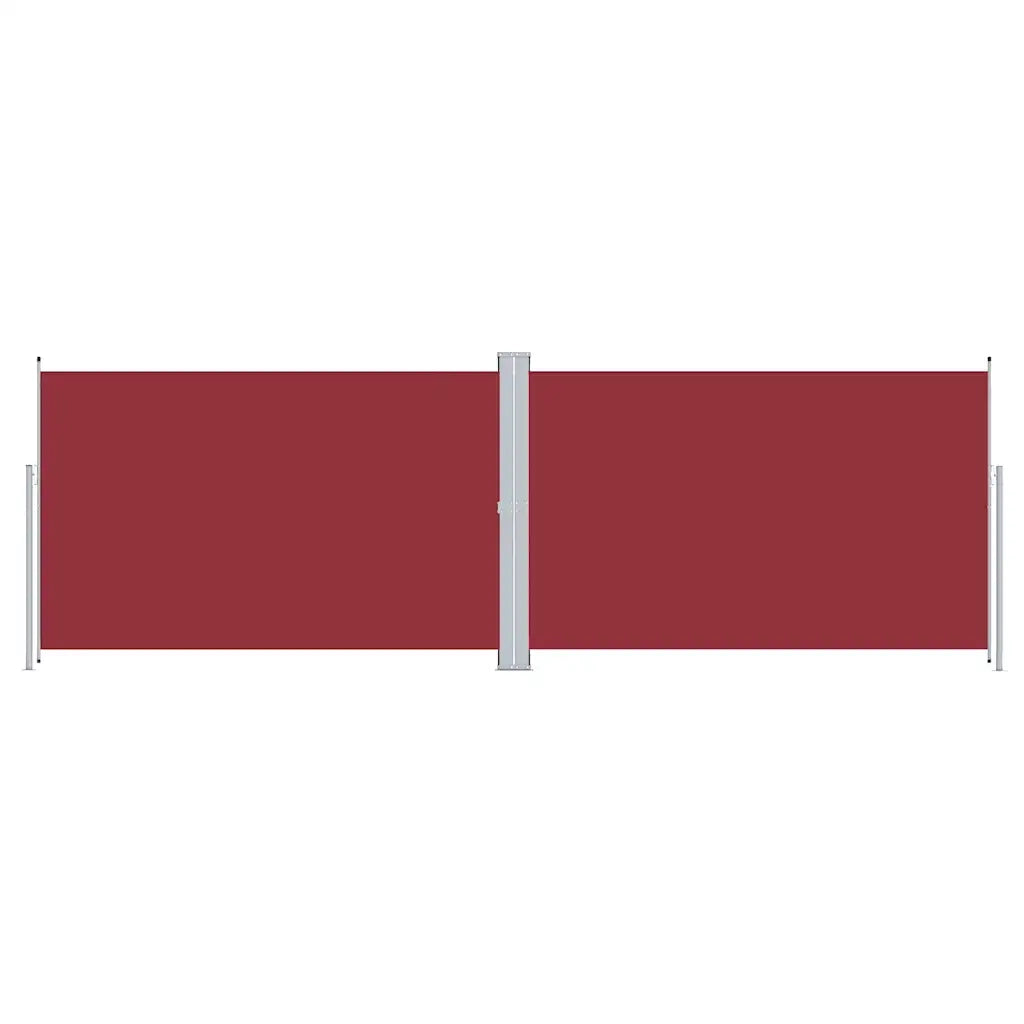Tenda da Sole Laterale Retrattile Rossa 200x600 cm 318011