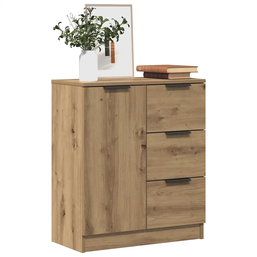 vidaXL Credenza Rovere Artigianale 60x30x70 cm in Legno Multistrato