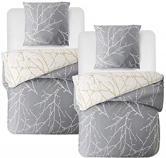 Tessuto per letto 4 pezzi, 100% cotone, 135 x 200 cm