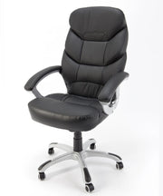 Poltrona presidenziale ergonomica in ecopelle da ufficio studio modello Excelsior