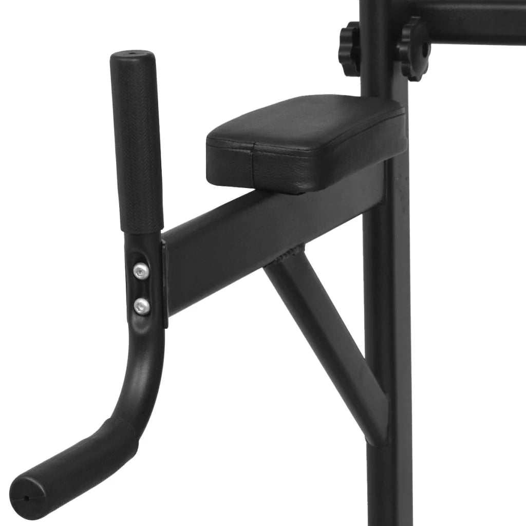 Torre di sollevamento pesi 182 - 235 cm sport fitness nero 02_0000039