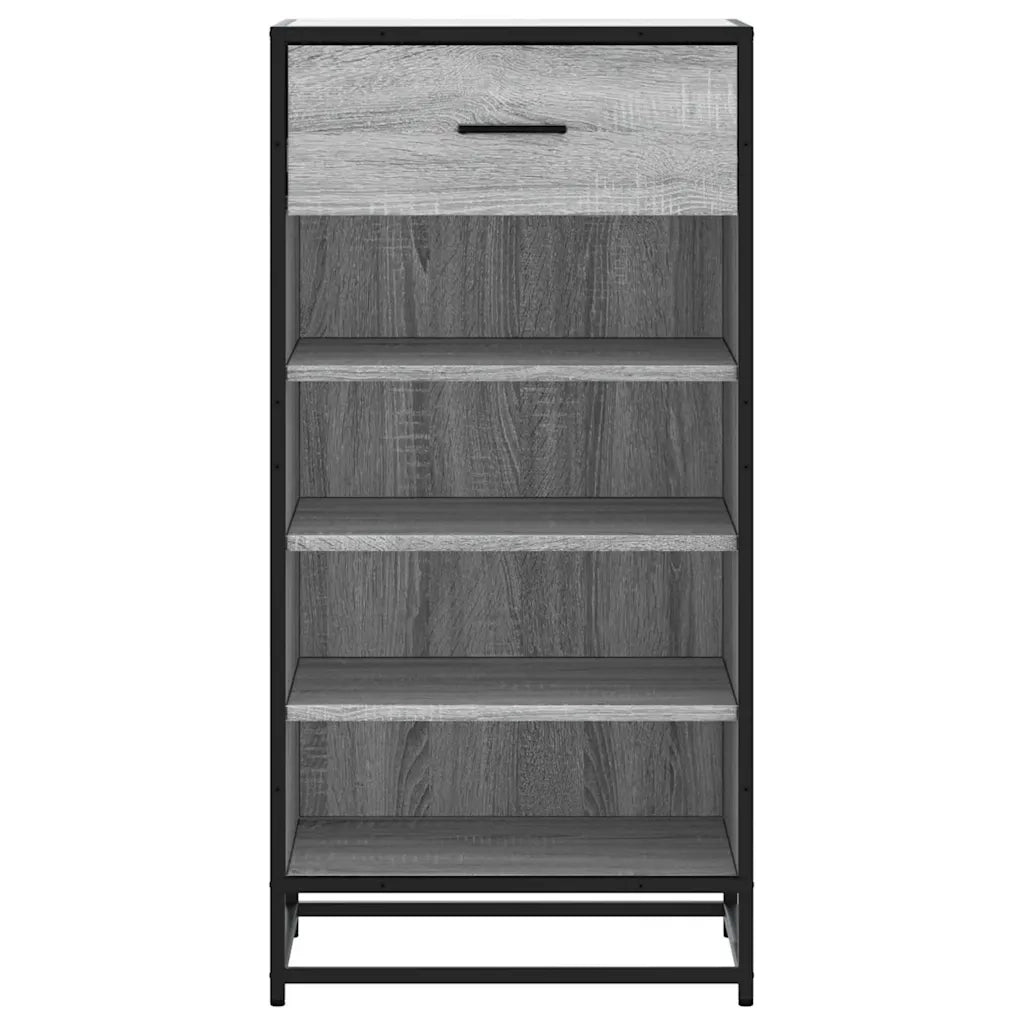 Scarpiera Grigio Sonoma 48x38x97,5 cm in Legno Multistrato
