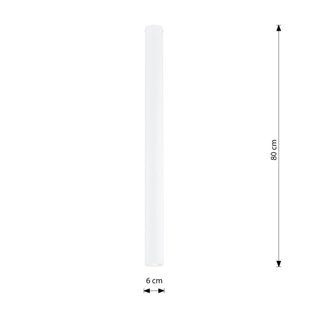 Lampada a sospensione Tecno in acciaio bianco