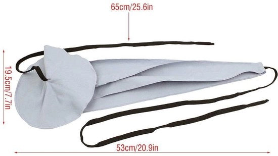 Asciugamano per strumenti musicali - Materiale a base di microvezzi - Asciugamano per saxofono - Asciugamano per clarinetto - Accessori per strumenti musicali - Anticorrosivo - Dimensioni 53 x 19,5 cm - Pulitore per strumenti musicali
