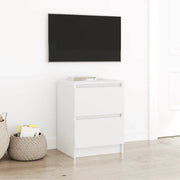 Mobile Porta TV Bianco 40x35x54 cm in Legno Multistrato 861769
