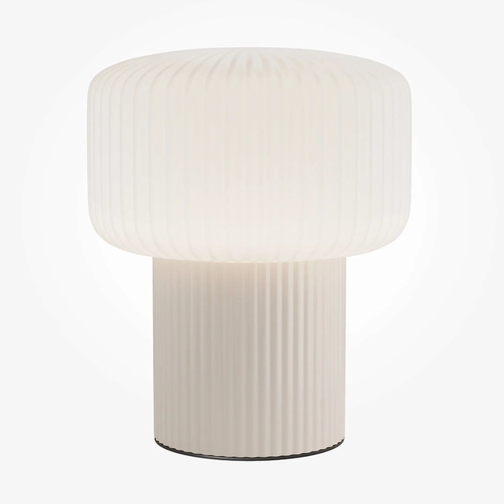Lampada Da Tavolo Moderna Omaggio Ceramica E Vetro 1 Luce G9