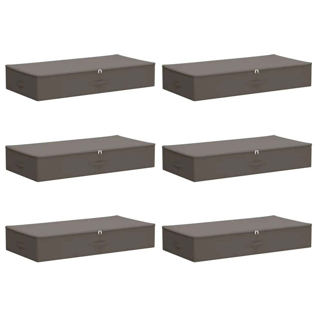Scatola di Stoccaggio 6 pz Grigio 100 x 50 x 18 cm CFW8869595