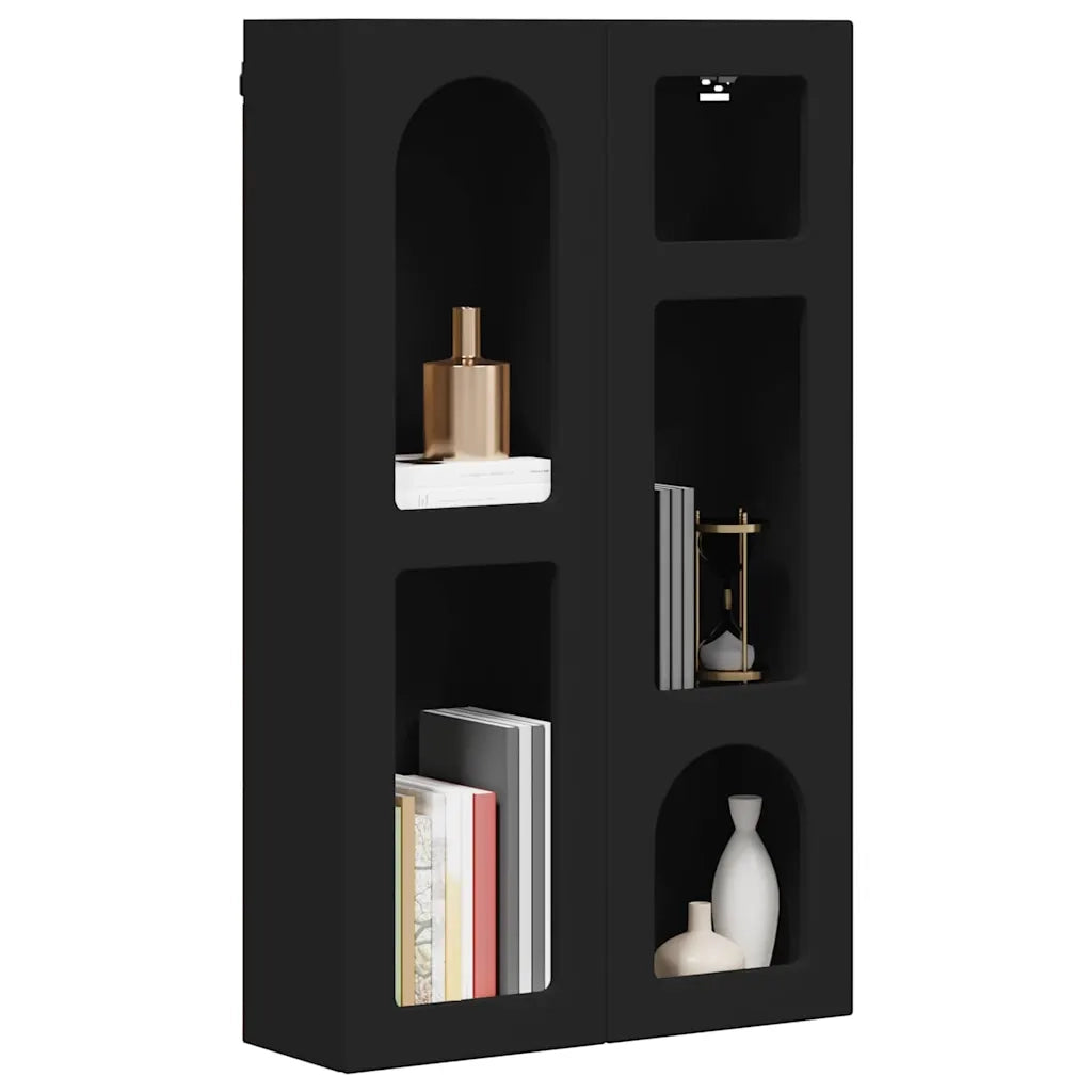 Armadio pensile Nero 59 x 20 x 100 cm Legno multistrato CFW2110058