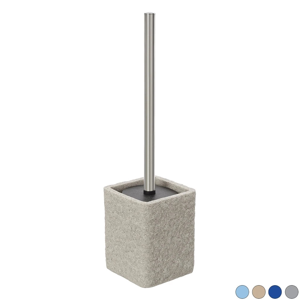 FERID Porta scopino Sabbia in poliresina Grigio 10x10xH36