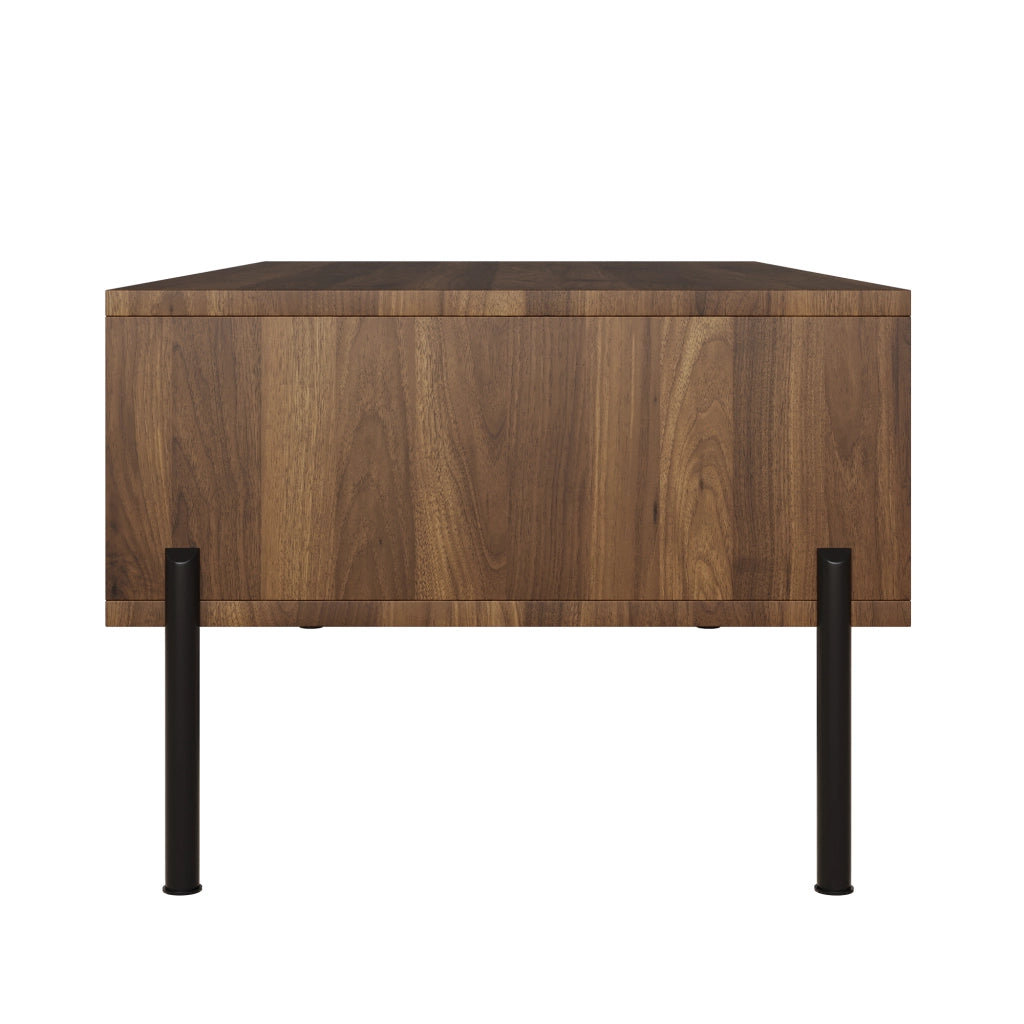 TAVOLINO da salotto 105x55x41 cm Naturale in MDF e pannello truciolare
