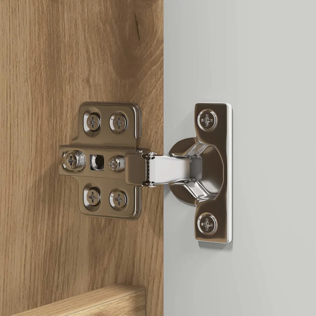 Mobiletto per specchio da bagno con porta Rovere artigianale 888786