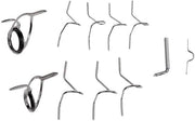 Kit di riparazione per acciaio inossidabile - 11 pezzi - Scatola di stoccaggio - Guide di cerniera - Per acqua dolce/zalza - Facile da montare - Accessori per la pesca
