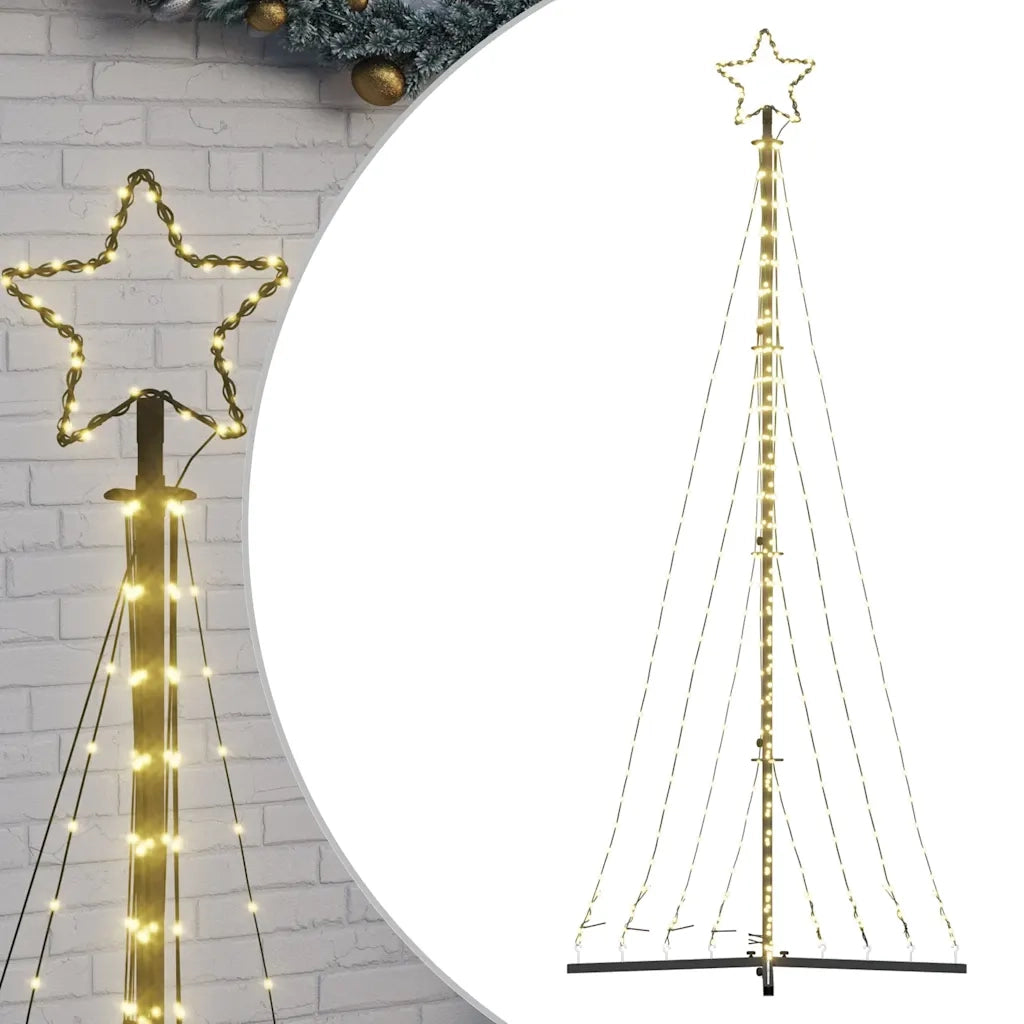 Albero di Natale a LED 447 LED Bianco Caldo 250 cm 4016432