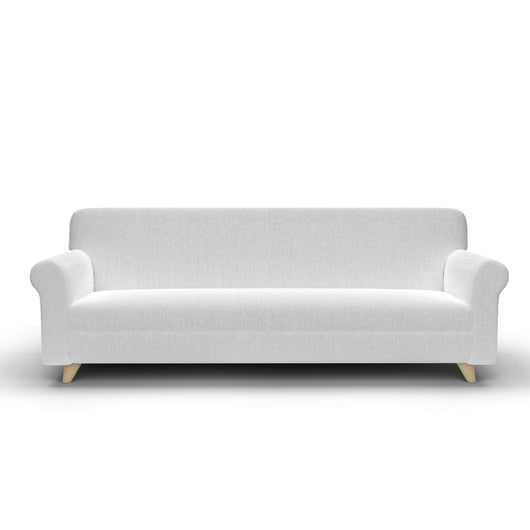 Copridivano Elasticizzato in Tessuto Bianco 1 Posto