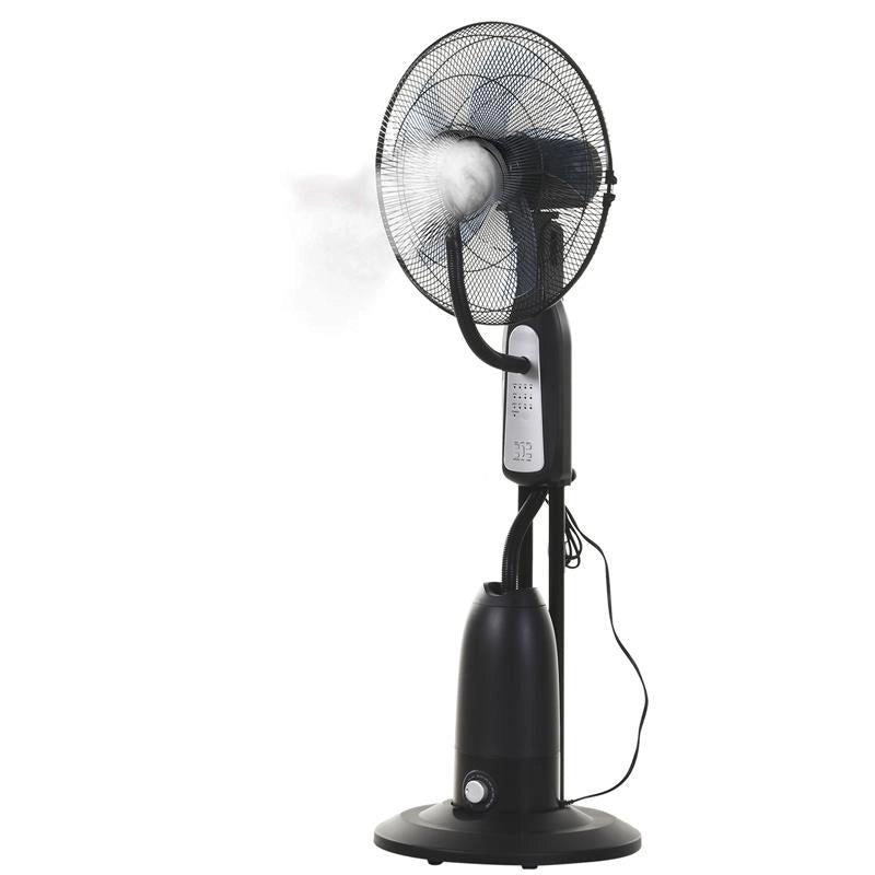 VENTILATORE OSCILLANTE CON NEBULIZZATORE 3 MODALITÀ E TIMER