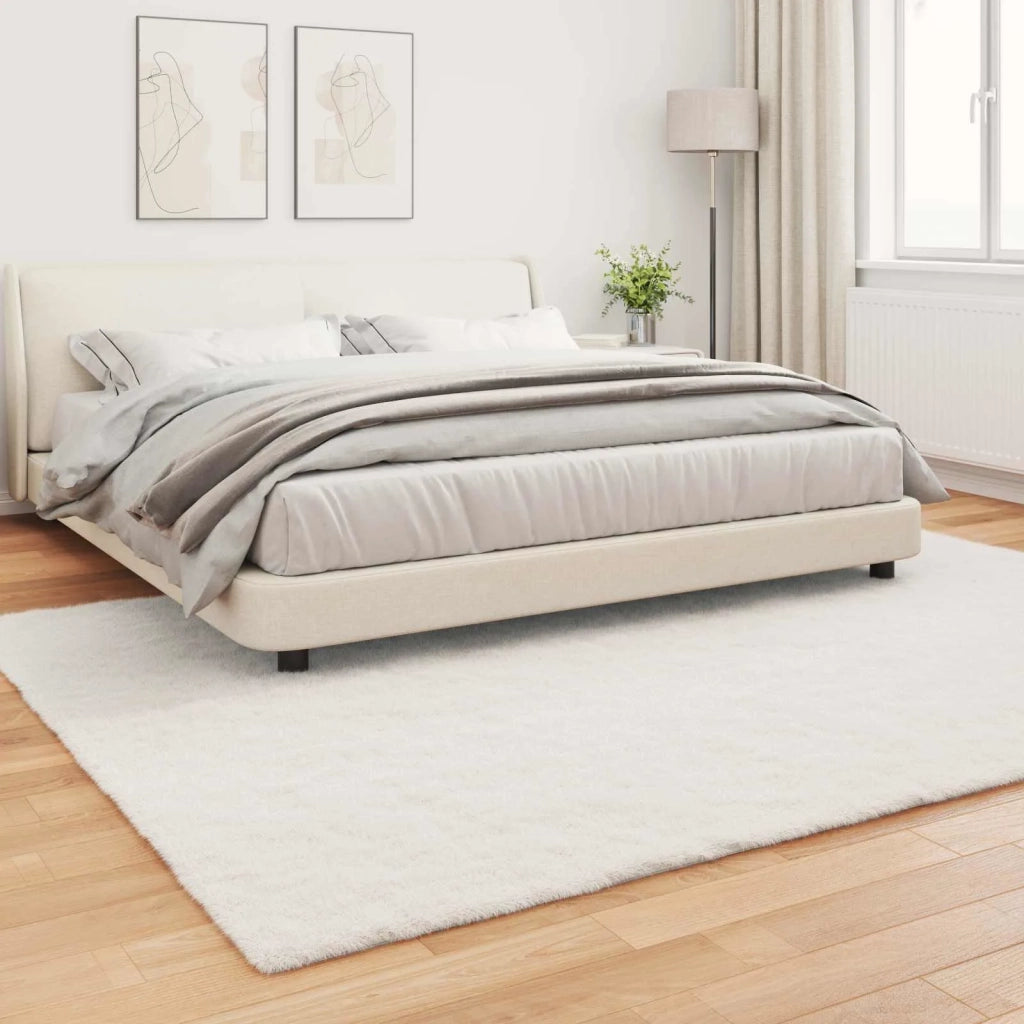 Tappeto antiscivolo in sintetica di coniglio OLITE Crema 42021661
