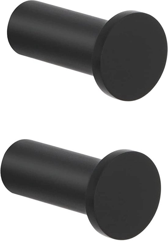 Hanger a muro per appendi asciugamani in acciaio inox, 2 pezzi, per bagno, cucina, camera da letto, EGOY001Y-B-2P